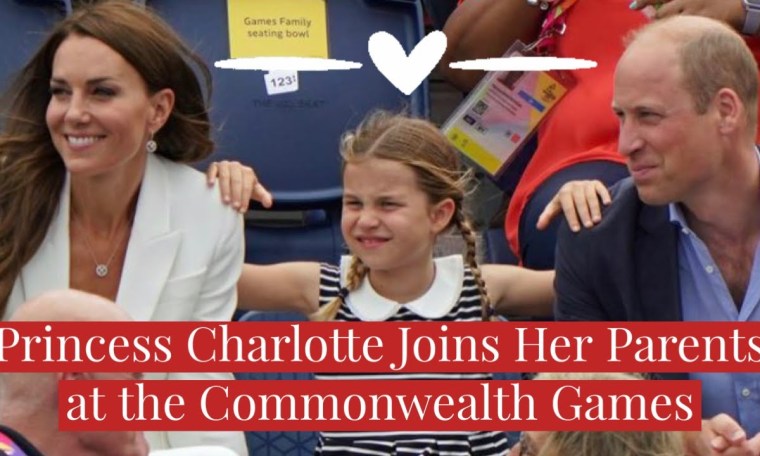 Princess Charlotte Enjoys the Commonwealth Games with Her Parents, Prince William & Kate Middleton Princess Charlotte Enjoys the Commonwealth Games with Her Parents, Prince William & Kate Middleton