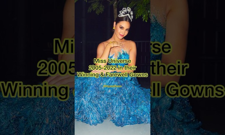 Miss Universe Winners 2005-2022 winning and farewell gowns #missuniverse #missuniverso #shorts Miss Universe Winners 2005-2022 winning and farewell gowns #missuniverse #missuniverso #shorts