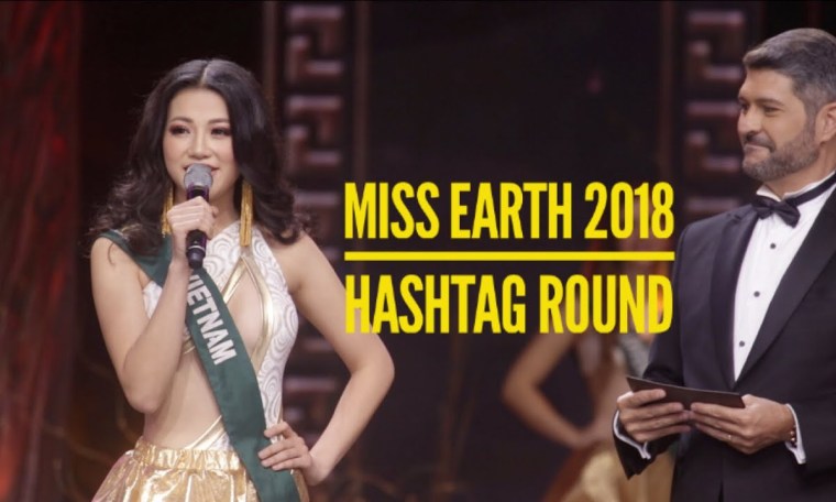 Miss Earth 2018 – Top 8 Announcement and Hashtag Round Miss Earth 2018 – Top 8 Announcement and Hashtag Round