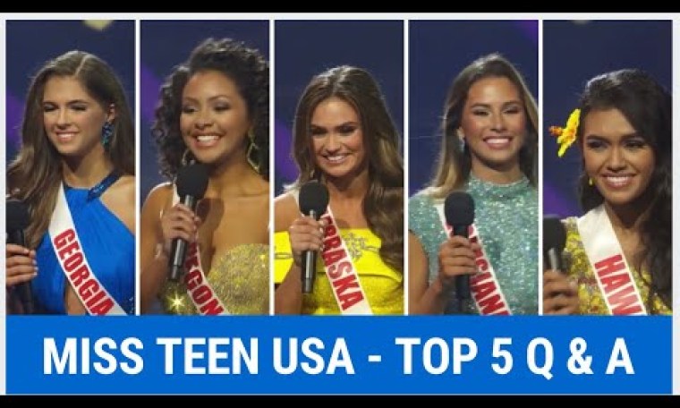Miss Teen USA 2020 – Top 5 Question and Answer Miss Teen USA 2020 – Top 5 Question and Answer
