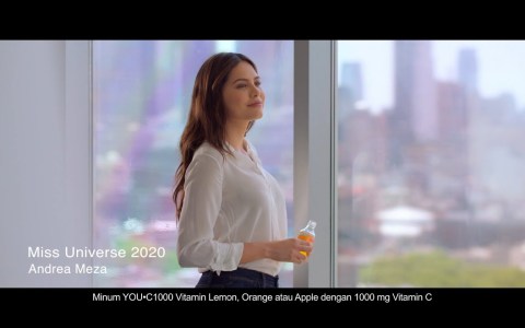 YOU.C1000 Vitamin Drink TVC "Aktivitas" with Andrea Meza, Miss Universe 2020 YOU.C1000 Vitamin Drink TVC "Aktivitas" with Andrea Meza, Miss Universe 2020