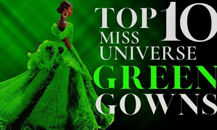 WOW! Miss Universe Best GREEN Gowns! Top 10 WOW! Miss Universe Best GREEN Gowns! Top 10