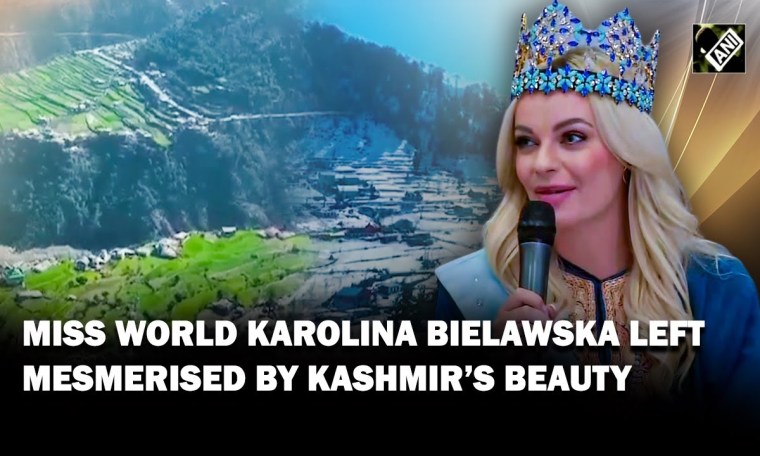 “Grateful to see this beautiful place…” Miss World Karolina Bielawska on her Kashmir visit “Grateful to see this beautiful place…” Miss World Karolina Bielawska on her Kashmir visit