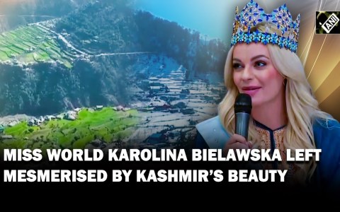 “Grateful to see this beautiful place…” Miss World Karolina Bielawska on her Kashmir visit “Grateful to see this beautiful place…” Miss World Karolina Bielawska on her Kashmir visit
