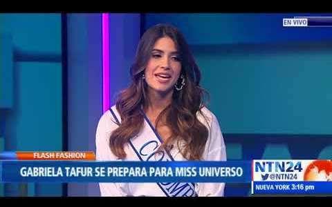 Gabriela Tafur lista para ir a Miss Universe 2019 Gabriela Tafur lista para ir a Miss Universe 2019