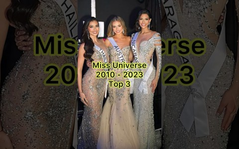 Top 3 Miss Universe Winners from 2010-2023 #missuniverso #beautypageant #missuniverse #top3 Top 3 Miss Universe Winners from 2010-2023 #missuniverso #beautypageant #missuniverse #top3