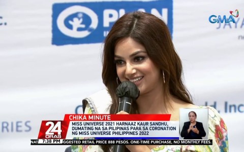 Miss Universe 2021 Harnaaz Kaur Sandhu, dumating na sa Pilipinas para sa coronation ng… | 24 Oras Miss Universe 2021 Harnaaz Kaur Sandhu, dumating na sa Pilipinas para sa coronation ng… | 24 Oras
