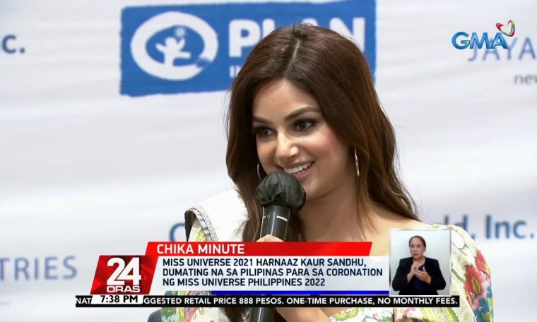 Miss Universe 2021 Harnaaz Kaur Sandhu, dumating na sa Pilipinas para sa coronation ng… | 24 Oras Miss Universe 2021 Harnaaz Kaur Sandhu, dumating na sa Pilipinas para sa coronation ng… | 24 Oras