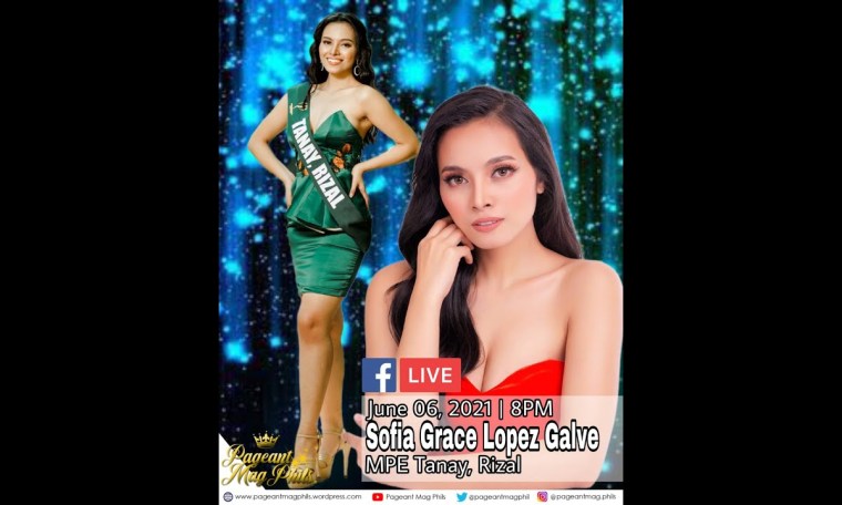 LIVE CAHT | MISS PHILIPPINES EARTH TANAY RIZAL SOFIA GRACE LOPEZ GALVE | PAGEANT MAG PHILS LIVE CAHT | MISS PHILIPPINES EARTH TANAY RIZAL SOFIA GRACE LOPEZ GALVE | PAGEANT MAG PHILS