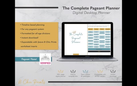 The Complete Pageant Planner Digital Edition | The B Chic The Complete Pageant Planner Digital Edition | The B Chic