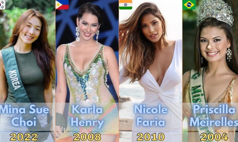 Miss Earth List 2001 to 2022 | MISS EARTH WINNER 2022 Mina Sue Choi Miss Earth List 2001 to 2022 | MISS EARTH WINNER 2022 Mina Sue Choi
