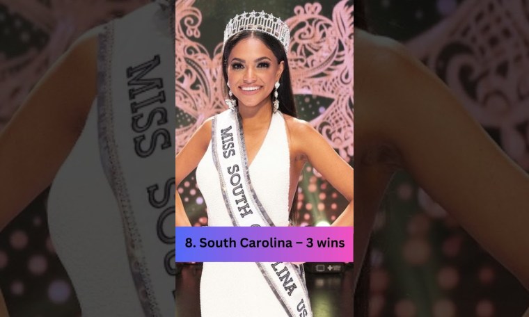 The 10 states with the most Miss USA winners #shorts The 10 states with the most Miss USA winners #shorts