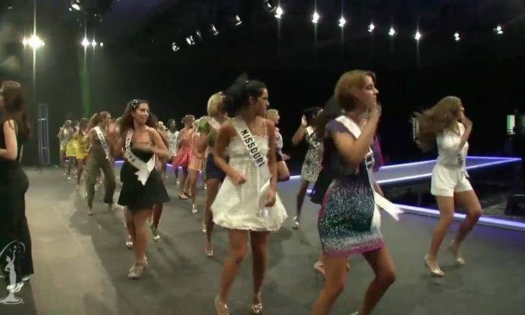 Miss Teen USA 2010 Pageant Rehearsal Miss Teen USA 2010 Pageant Rehearsal