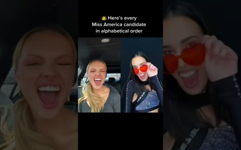 Miss America takes on the “pass the glasses” challenge Miss America takes on the “pass the glasses” challenge
