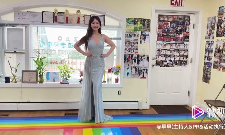 Miss China International Pageant — (evening gown walk) Practice Miss China International Pageant — (evening gown walk) Practice