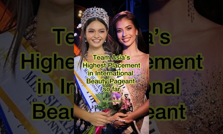 Team Asia’s highest placement in International beauty pageant so far #missuniverse #shorts #pageant Team Asia’s highest placement in International beauty pageant so far #missuniverse #shorts #pageant
