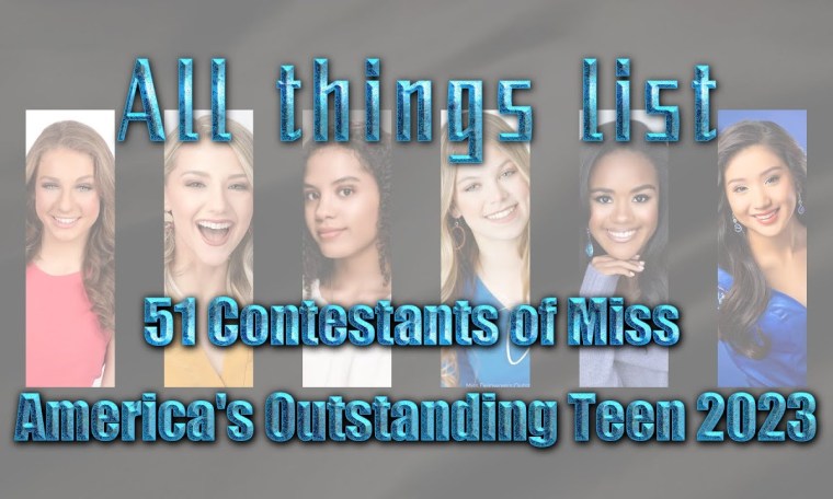 Miss America's Outstanding Teen 2023 State Titleholder profiles to get to know the contestants! Miss America's Outstanding Teen 2023 State Titleholder profiles to get to know the contestants!