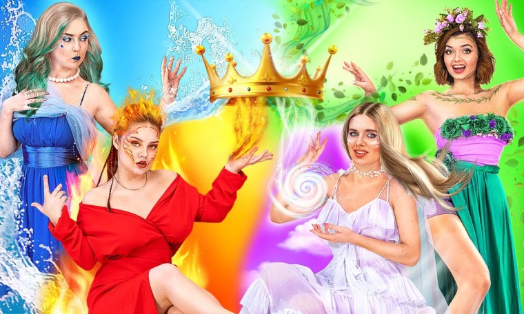 Fire Girl, Water Girl, Air Girl, Earth Girl / Miss Element Title! Fire Girl, Water Girl, Air Girl, Earth Girl / Miss Element Title!