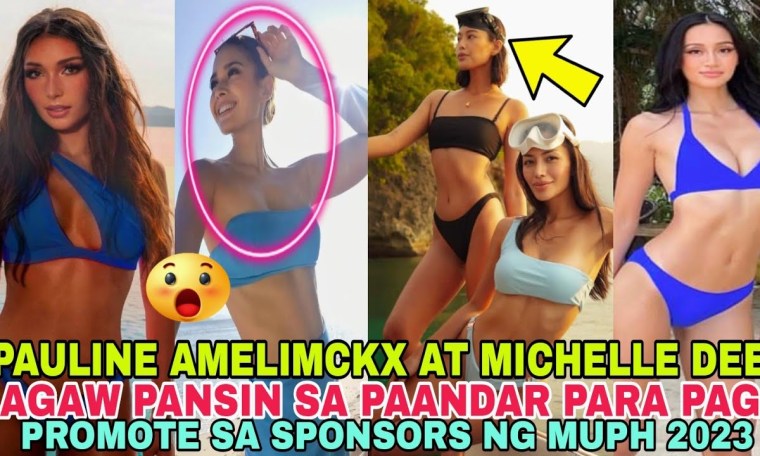 Pauline Amelinckx at Michelle Dee Stand-Out sa Photoshoot sa pag Promote sa Big Sponsors ng MUPh Pauline Amelinckx at Michelle Dee Stand-Out sa Photoshoot sa pag Promote sa Big Sponsors ng MUPh