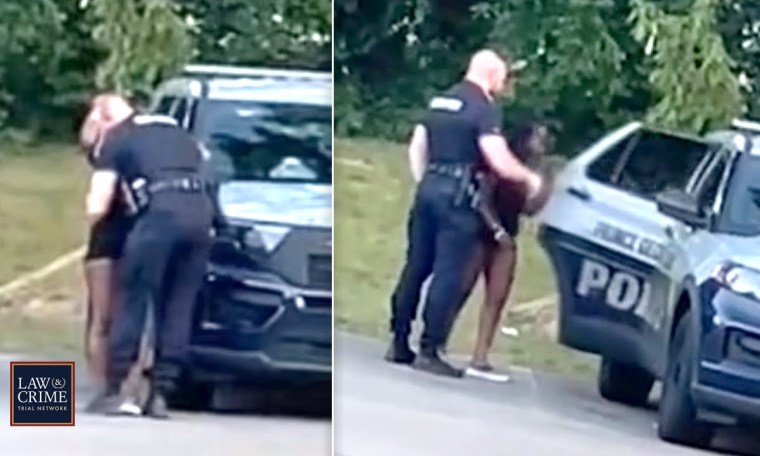 Cop Allegedly Caught Kissing, Getting in Backseat of Patrol Car with Woman Now Under Investigation Cop Allegedly Caught Kissing, Getting in Backseat of Patrol Car with Woman Now Under Investigation