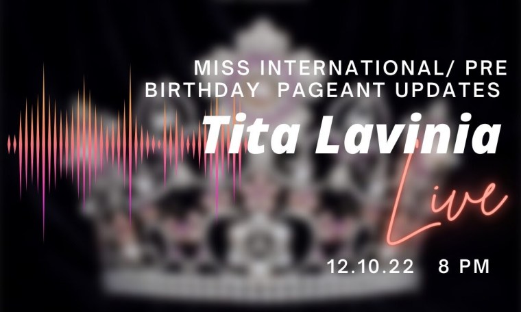 Pageant Updates LIVE Miss International Pageant Updates LIVE Miss International