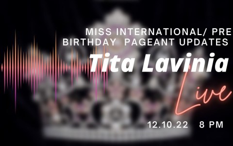 Pageant Updates LIVE Miss International Pageant Updates LIVE Miss International