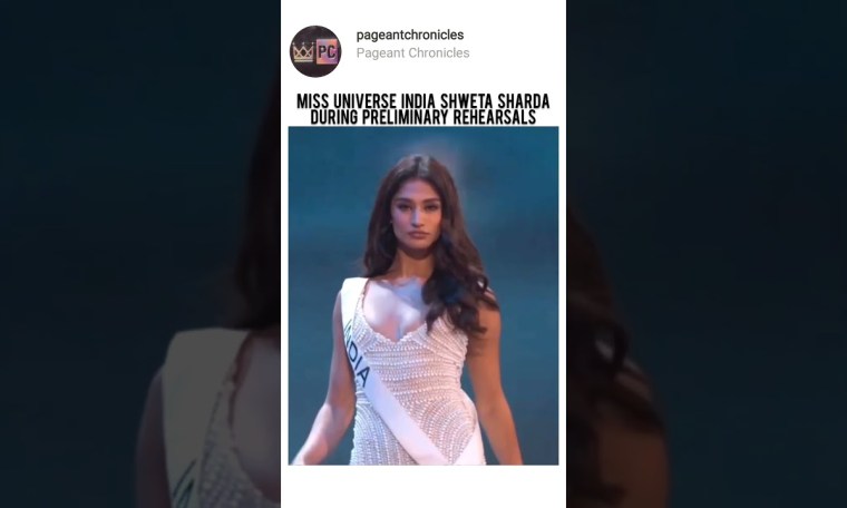 Miss Universe India Shweta Sharda during Miss Universe Rehersals #shwetasharda #missuniverse Miss Universe India Shweta Sharda during Miss Universe Rehersals #shwetasharda #missuniverse