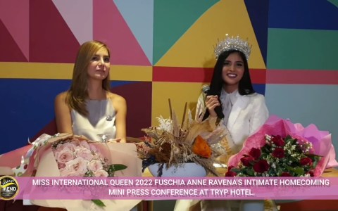MISS INTERNATIONAL QUEEN 2022 FUSCHIA ANNE RAVENA DURING HOMECOMING PRESS CONFERENCE MISS INTERNATIONAL QUEEN 2022 FUSCHIA ANNE RAVENA DURING HOMECOMING PRESS CONFERENCE