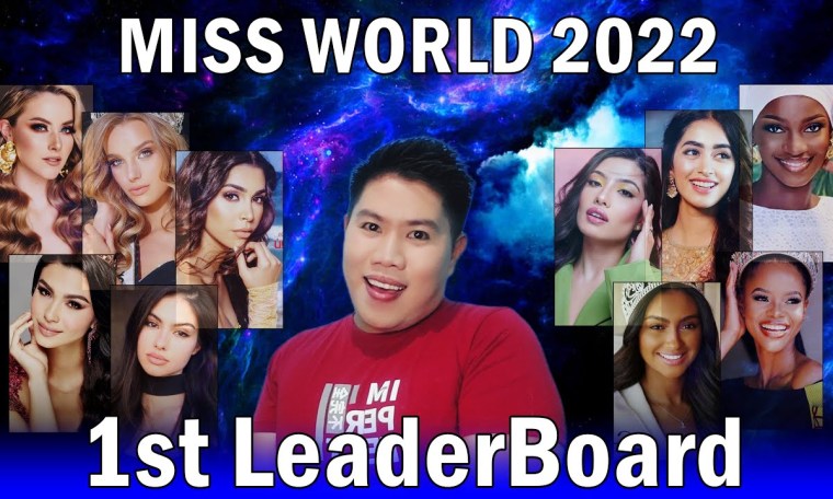 Miss World 2022 | 1st LeaderBoard Miss World 2022 | 1st LeaderBoard