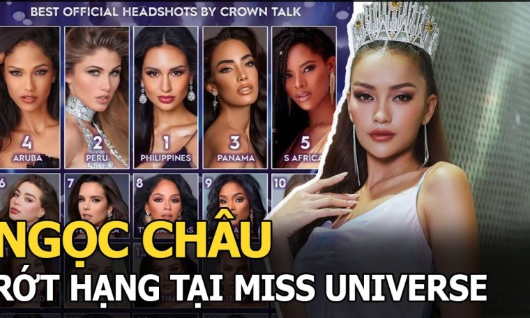 Ngọc Châu rớt hạng tại Miss Universe, Thảo Nhi Lê tuyên bố sốc về đại diện Việt Nam Ngọc Châu rớt hạng tại Miss Universe, Thảo Nhi Lê tuyên bố sốc về đại diện Việt Nam