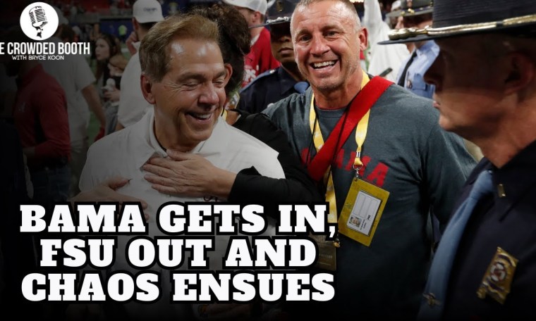 CFP Rankings Reaction + Bama gets in over FSU CFP Rankings Reaction + Bama gets in over FSU