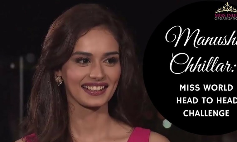Miss India World 2017 Manushi Chhillar's Head To Head Challenge Performance Miss India World 2017 Manushi Chhillar's Head To Head Challenge Performance