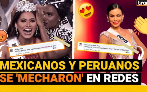 MISS UNIVERSO 2021: Peruanos y mexicanos se enfrentaron en redes, tras la coronación de ANDREA MEZA MISS UNIVERSO 2021: Peruanos y mexicanos se enfrentaron en redes, tras la coronación de ANDREA MEZA
