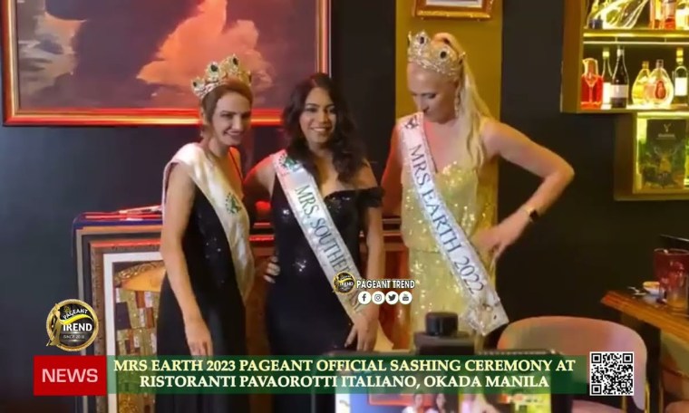 MRS /MS EARTH 2023 PAGEANT OFFICIAL SASHING CEREMONY MRS /MS EARTH 2023 PAGEANT OFFICIAL SASHING CEREMONY