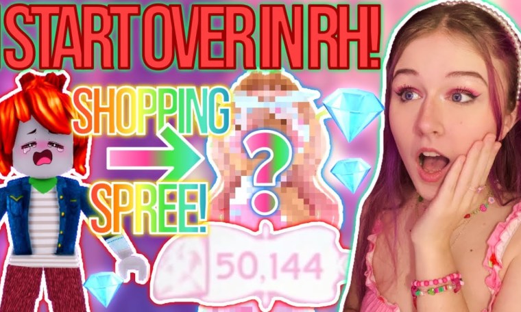 I START OVER & GO ON A 50K DIAMOND SHOPPING SPREE IN ROYALE HIGH! ROBLOX Royale High Speedrun I START OVER & GO ON A 50K DIAMOND SHOPPING SPREE IN ROYALE HIGH! ROBLOX Royale High Speedrun
