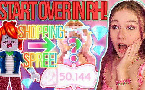 I START OVER & GO ON A 50K DIAMOND SHOPPING SPREE IN ROYALE HIGH! ROBLOX Royale High Speedrun I START OVER & GO ON A 50K DIAMOND SHOPPING SPREE IN ROYALE HIGH! ROBLOX Royale High Speedrun
