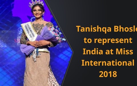 Tanishqa Bhosle to represent India at Miss International 2018 Tanishqa Bhosle to represent India at Miss International 2018
