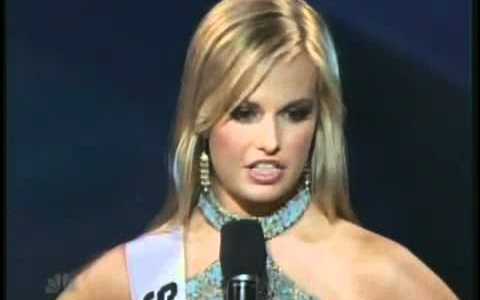 Miss Teen USA 2007 – South Carolina answers a question LOL Miss Teen USA 2007 – South Carolina answers a question LOL