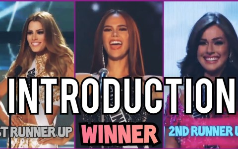 Introduction of Top 3 Miss Universe 2000 – 2020 Introduction of Top 3 Miss Universe 2000 – 2020