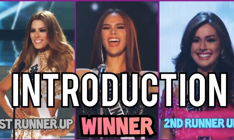 Introduction of Top 3 Miss Universe 2000 – 2020 Introduction of Top 3 Miss Universe 2000 – 2020