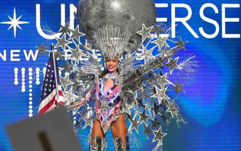 Miss USA Speaks About Her Miss Universe Moon Costume Miss USA Speaks About Her Miss Universe Moon Costume