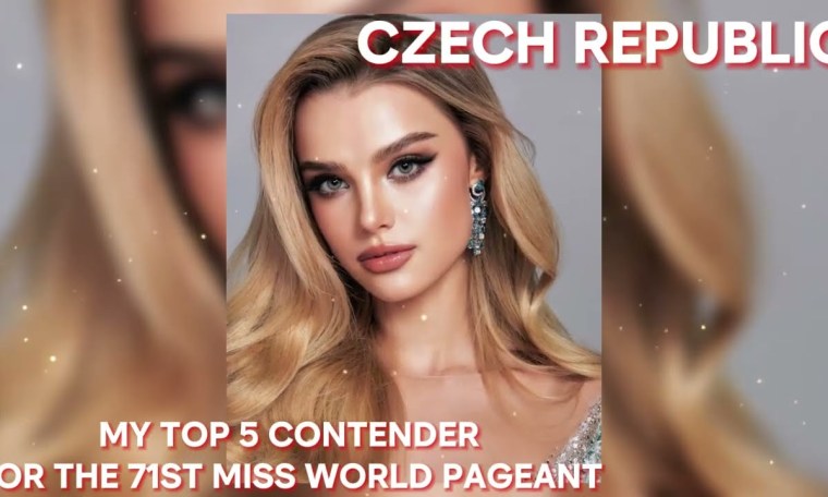 MY TOP 5 CONTENDER FOR THE 71ST MISS WORLD PAGEANT! MY TOP 5 CONTENDER FOR THE 71ST MISS WORLD PAGEANT!