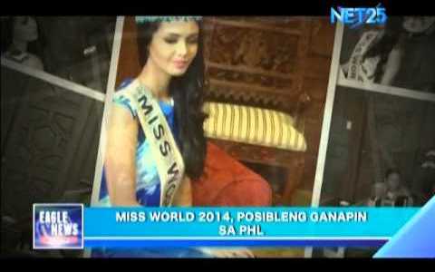 Philippines May Host 2014 Miss World Pageant Philippines May Host 2014 Miss World Pageant