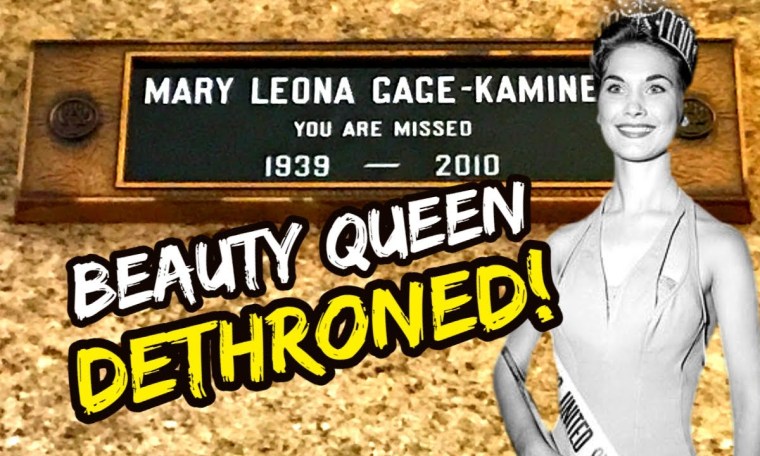 Famou Grave Of MISS USA FOR A DAY – Leona Gage Who Was Stripped Of Her Crown! Famou Grave Of MISS USA FOR A DAY – Leona Gage Who Was Stripped Of Her Crown!