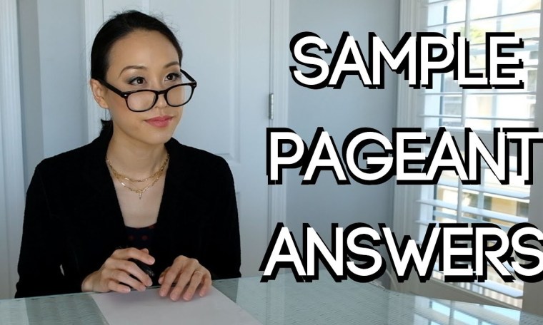 10 Essential Pageant Questions And Sample Answers 10 Essential Pageant Questions And Sample Answers