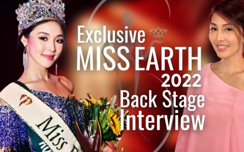 Exclusive Back Stage Interview with the New Miss Earth 2022 Exclusive Back Stage Interview with the New Miss Earth 2022
