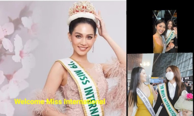 Keseruan Puteri Indonesia Lingkungan bersama Miss International saat tiba di Indonesia. Keseruan Puteri Indonesia Lingkungan bersama Miss International saat tiba di Indonesia.