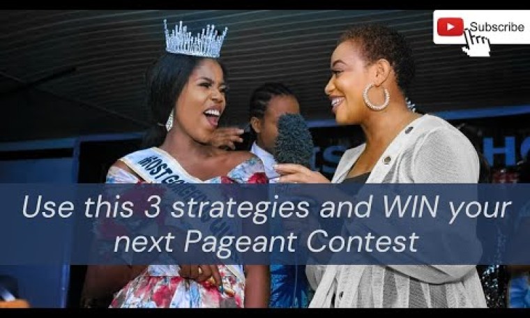 The 3 Strategies of Winning a Beauty Pageant/ Pageant Tips The 3 Strategies of Winning a Beauty Pageant/ Pageant Tips