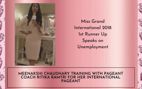 Miss Grand International 1st Runner Up Training with Pageant Coach Ritika Ramtri Founder -The Tiara Miss Grand International 1st Runner Up Training with Pageant Coach Ritika Ramtri Founder -The Tiara
