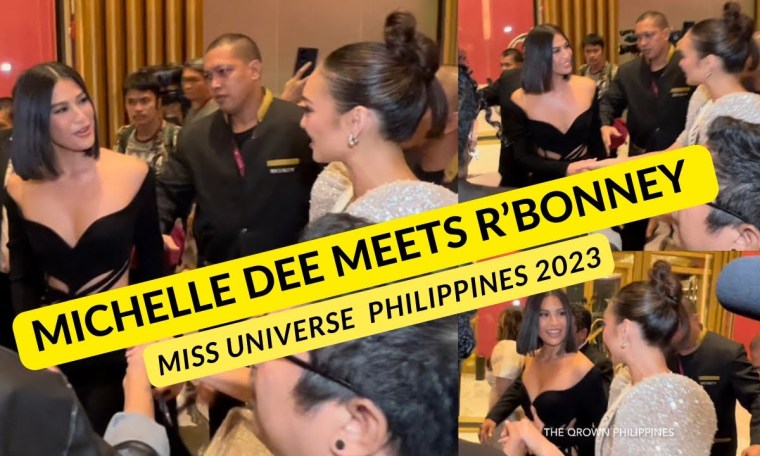 MICHELLE DEE meets R’BONNEY | Miss Universe Philippines 2023 | Miss Universe MICHELLE DEE meets R’BONNEY | Miss Universe Philippines 2023 | Miss Universe